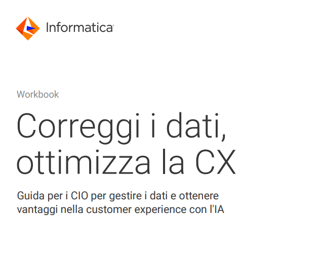 Correggi i dati, ottimizza la CX